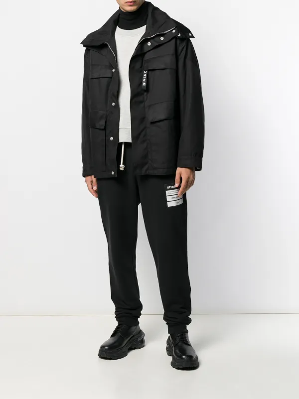 Givenchy Hooded Rain Jacket | Black | FARFETCH
