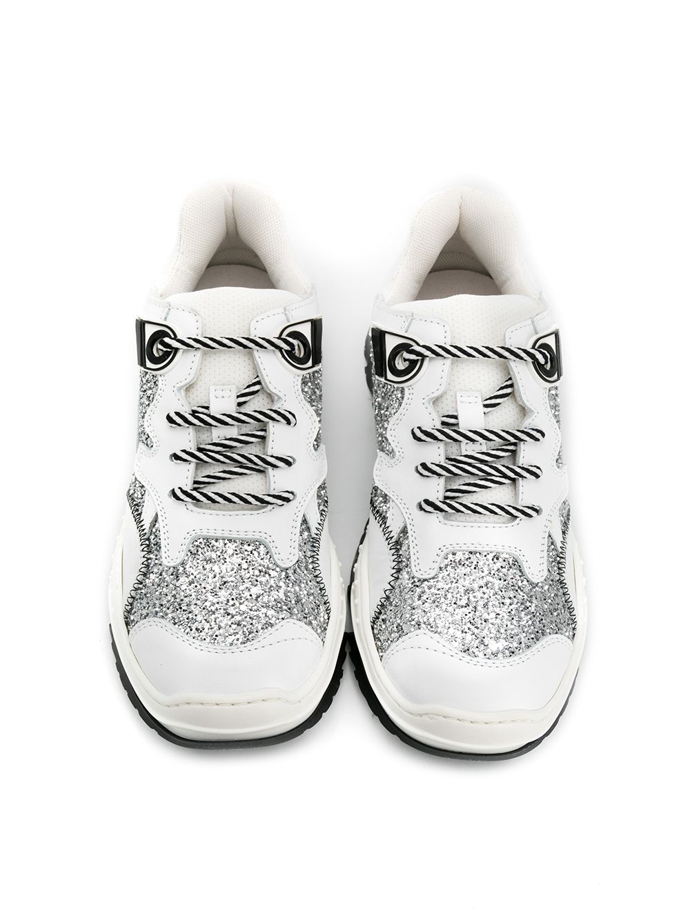 фото Nº21 Kids TEEN glitter-panel sneakers