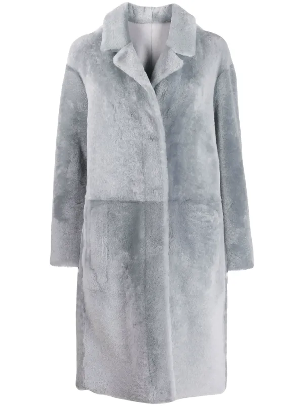 grey longline coat