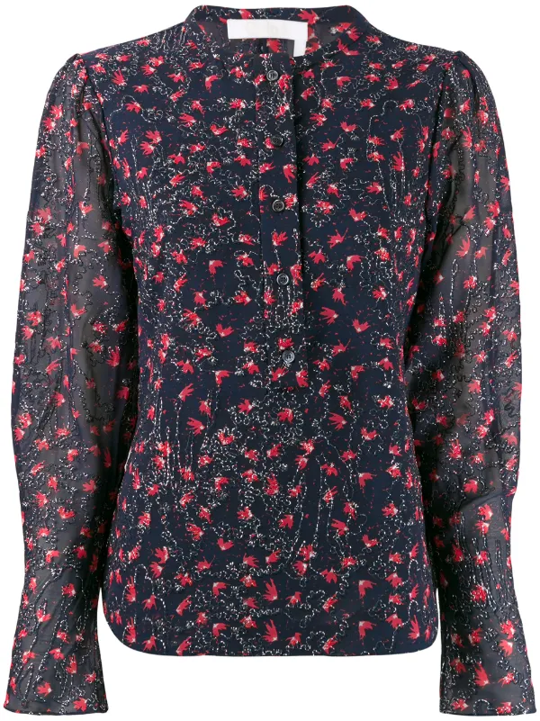 express floral blouse