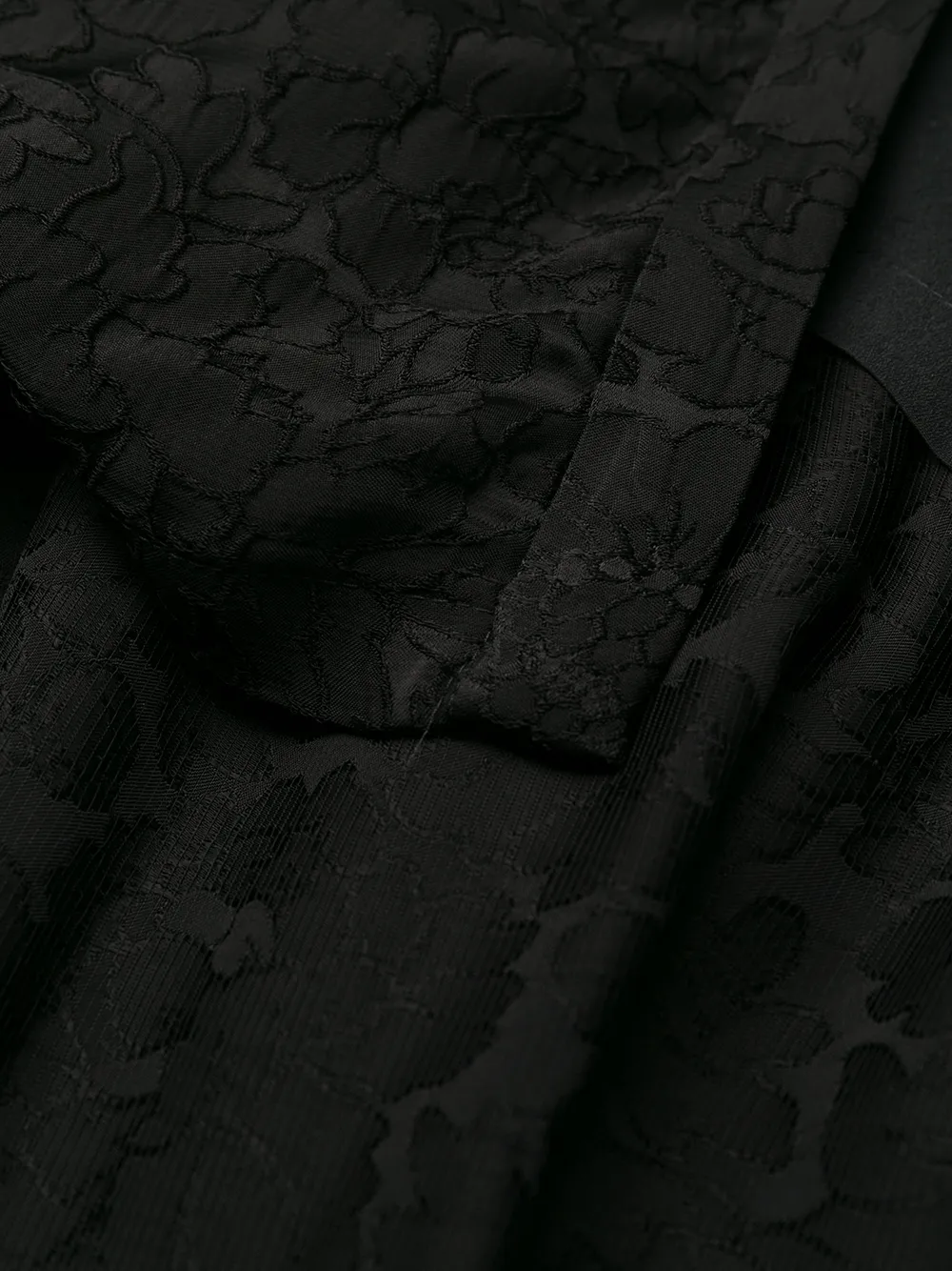Asymmetric Jacquard Skirt