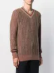 Stephan Schneider striped v-neck jumper
