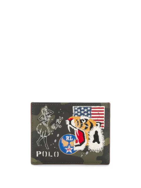ralph lauren camo wallet