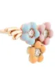 Alison Lou 14kt yellow gold pastel bouquet stud