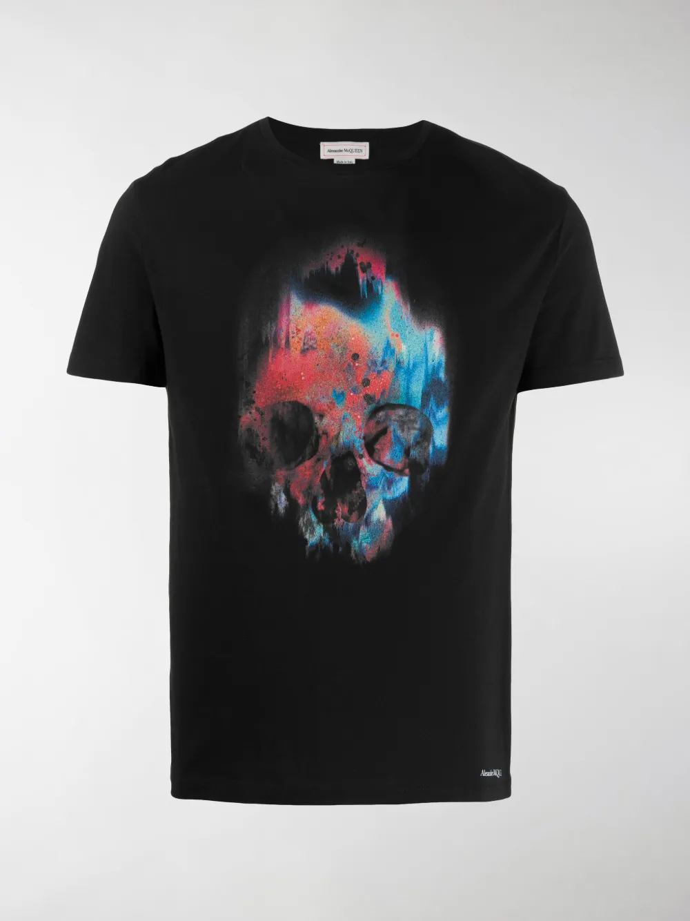 ALEXANDER MCQUEEN SKULL-PRINT COTTON T-SHIRT,595650QOZ6014528113