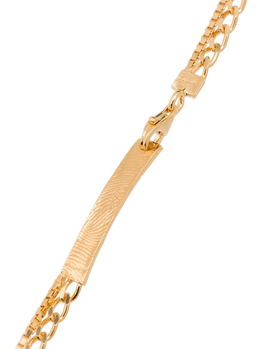 фото Cornelia webb 24k gold-plated silver double chain bracelet