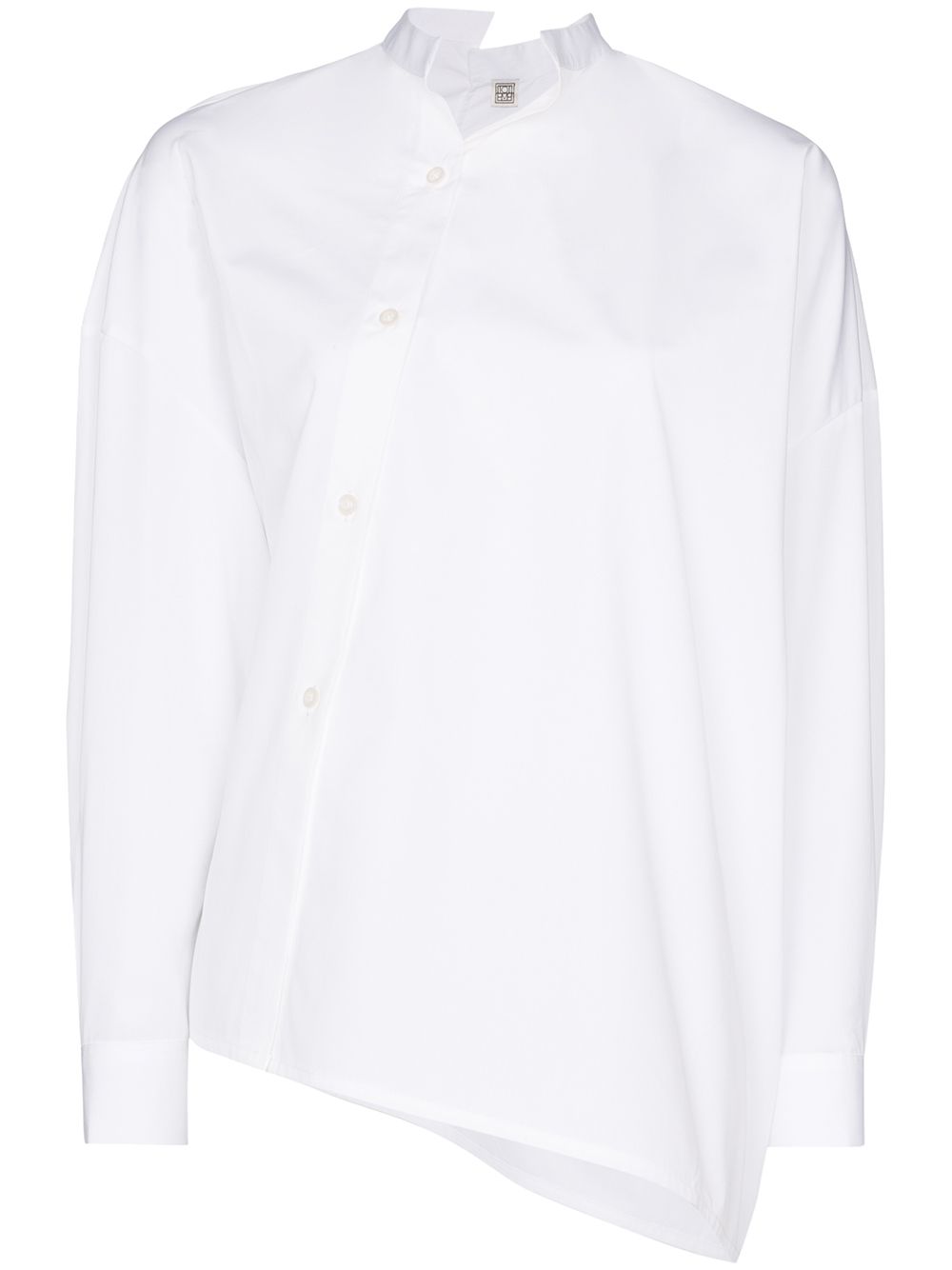 TOTEME Asymmetric Cotton Shirt - Farfetch