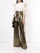 Image 2 of Azzi & Osta wide leg lame trousers