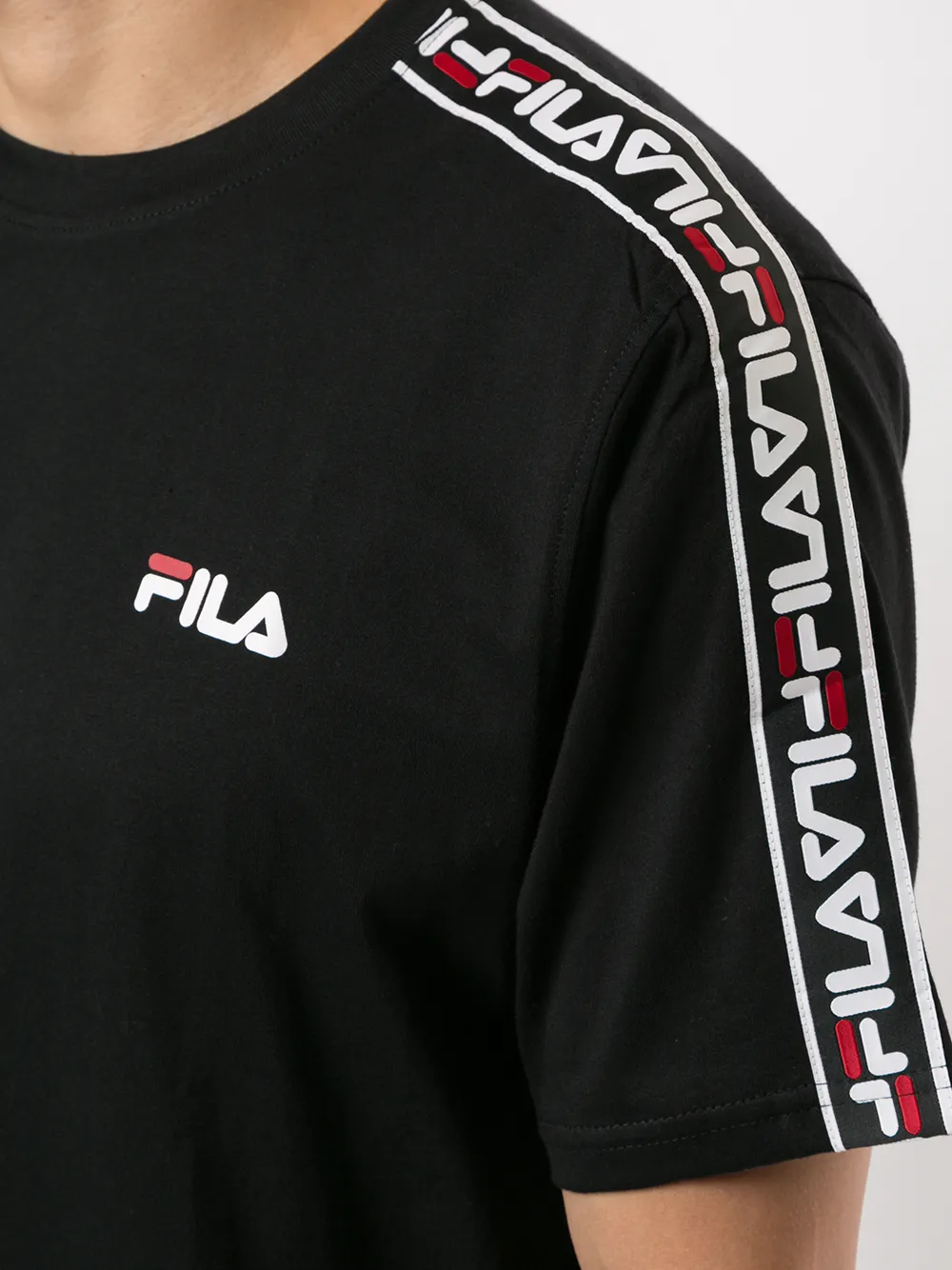 fila logo tape t shirt