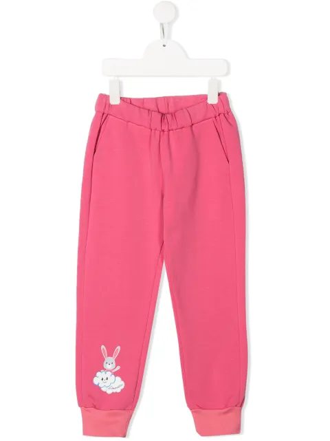 Simonetta pants elásticos con estampado de conejo