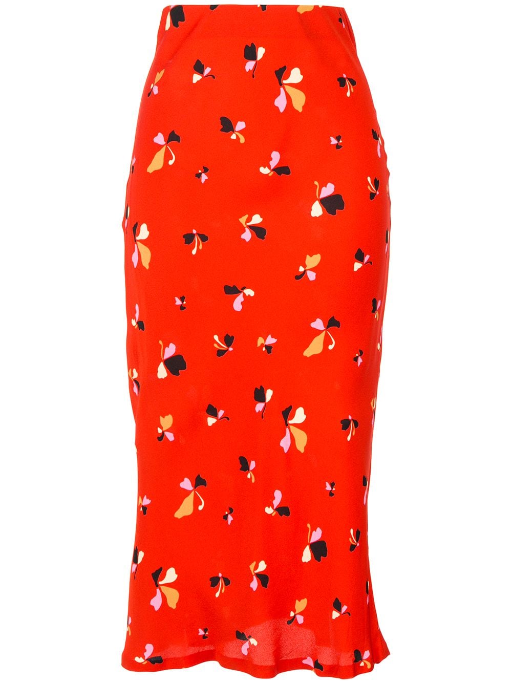 фото Rebecca Vallance юбка с абстрактным цветочным принтом