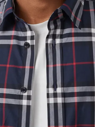 burberry vintage check cotton poplin shirt