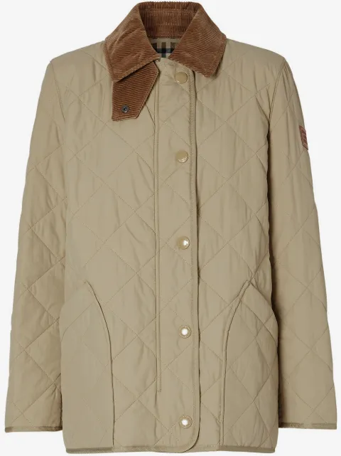 Burberry diamond quilted barn jacket