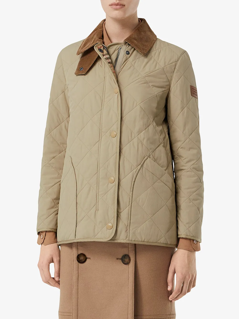 Burberry Diamond Quilted Barn Jacket - Farfetch