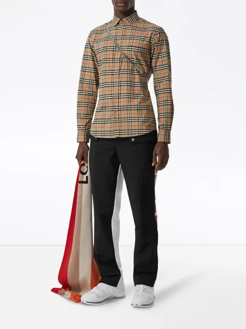 BURBERRY 스몰 스케일 체크 셔츠