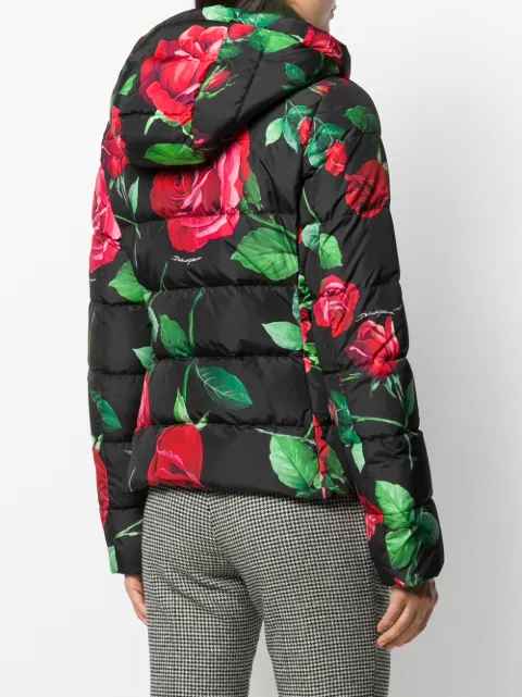 dolce and gabbana puffer coat