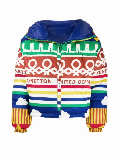 logo padded jacket | Benetton | Eraldo.com