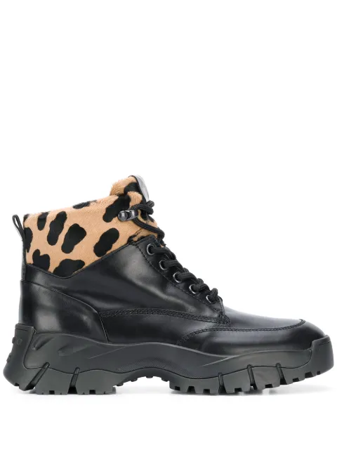 Tod's leopard print ankle boots