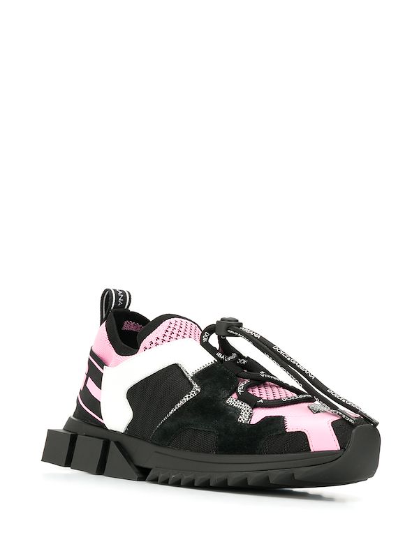 dolce & gabbana chunky ridged heel sneakers