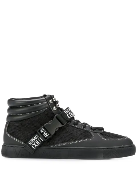 versace jeans high top trainers