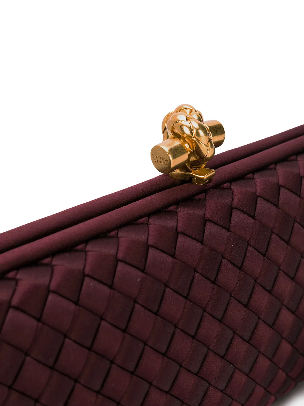 фото Bottega Veneta клатч с плетением Intrecciato