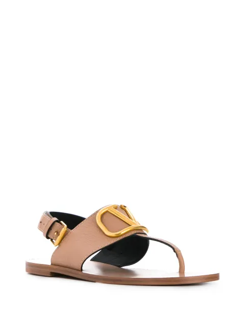 valentino vlogo flat sandals