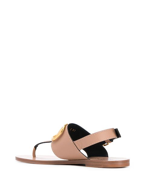 valentino vlogo flat sandals