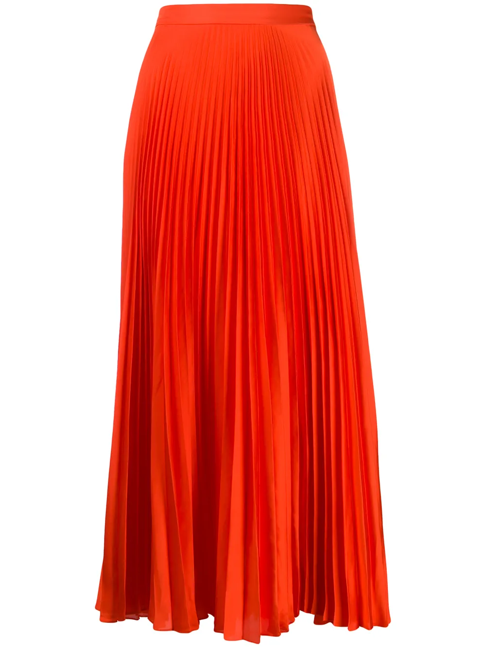 Stella McCartney 'Alpha' Midirock mit Falten - Rot