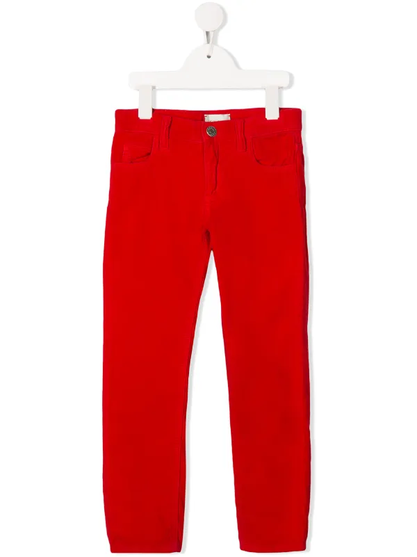 gucci red jeans
