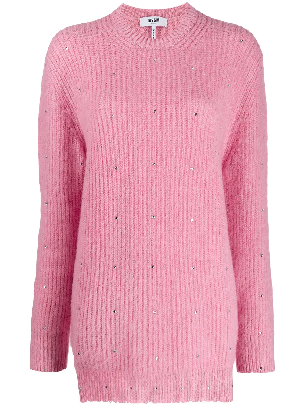 MSGM crystal-embellished jumper | Pink | Image 1