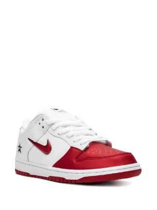 nike sb red and white