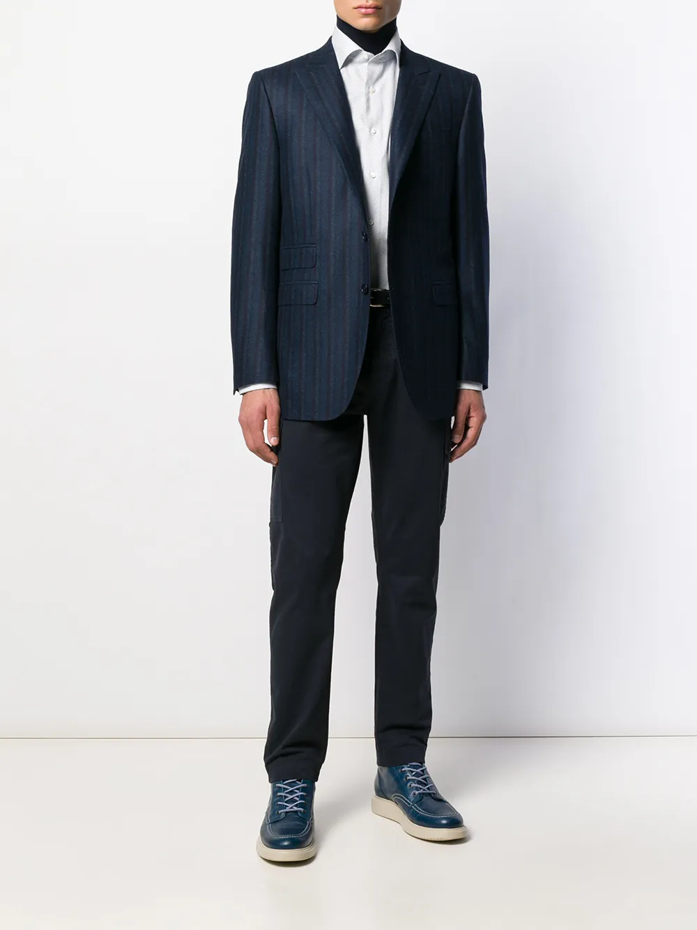 Canali blazer ajusté à rayures | Blazers | Image 2