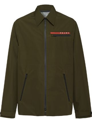 prada jacket green