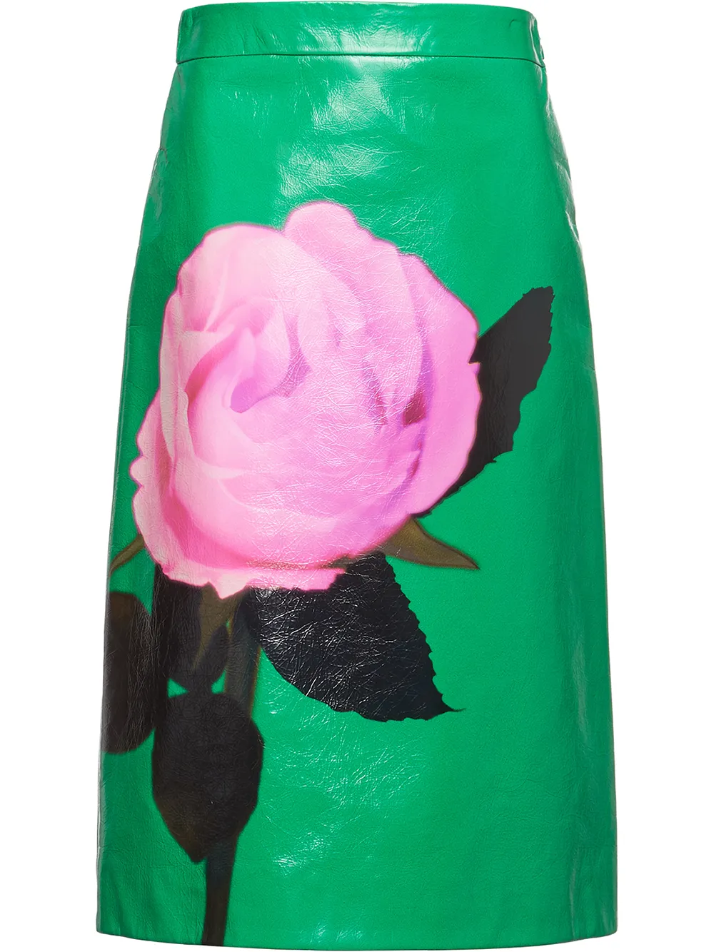Prada Midirock Mit Rosen-Print eCASw HDVJt Prada Midirock Mit Rosen-Print eCASw HDVJt