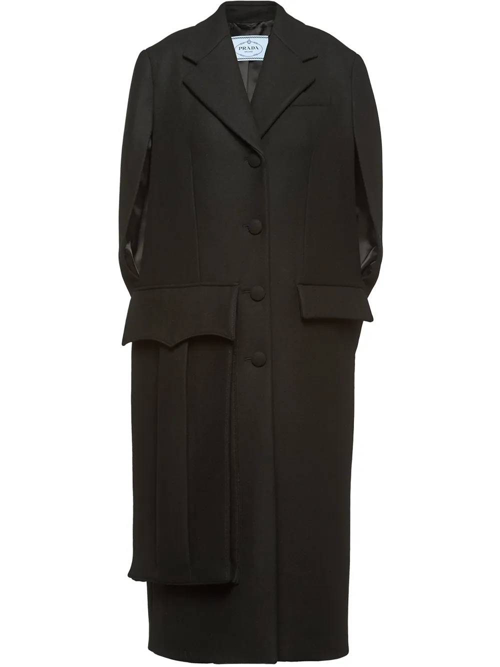 Prada Einreihiges Cape WRyBE C3iT5 Prada Einreihiges Cape WRyBE C3iT5