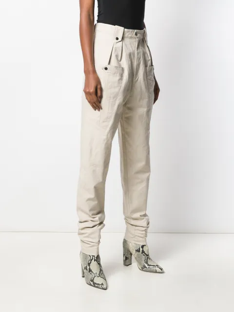 Shop Isabel Marant Yerris high-waisted 