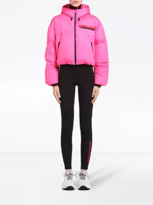prada long puffer coat
