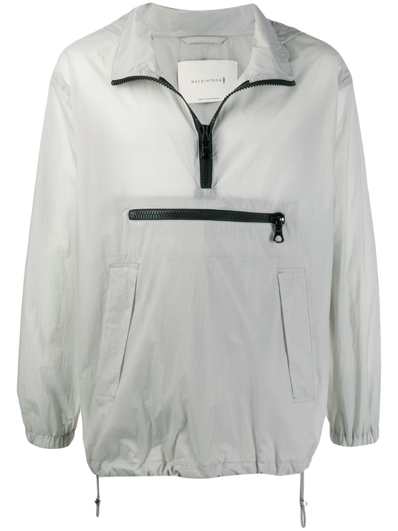 Shop Mackintosh Craigie Anorak Jacket In Neutrals