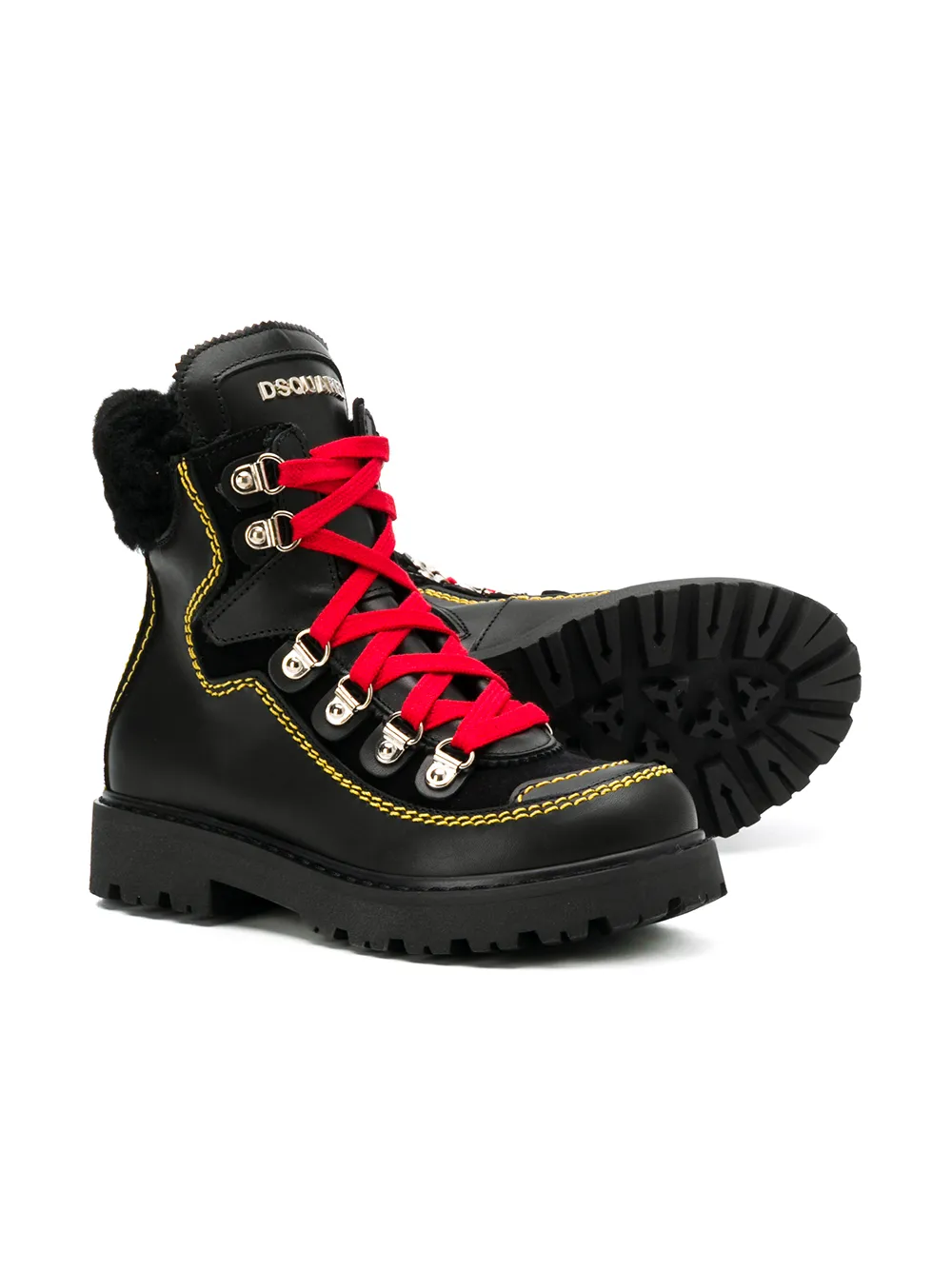 фото Dsquared2 kids ботинки со вставками