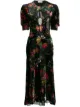 Image 1 of Paco Rabanne floral velvet dress