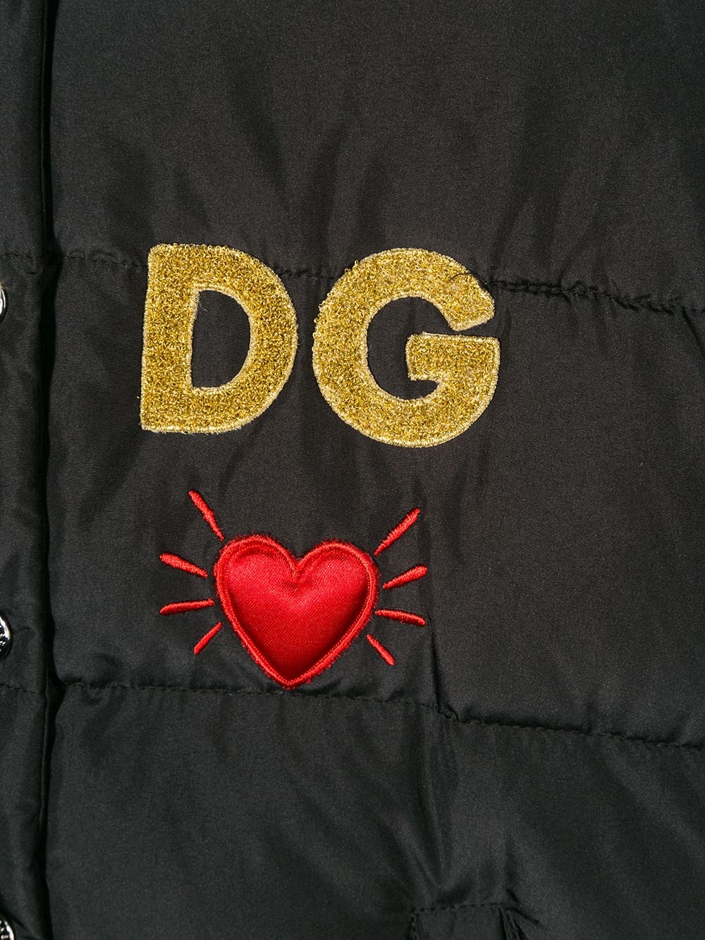 фото Dolce & gabbana kids куртка с капюшоном и логотипом dg