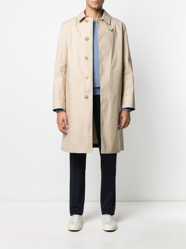 Mackintosh Dunkeld Mid Length Coat Farfetch Com
