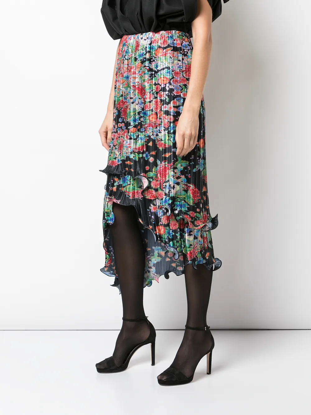 Givenchy Rok met bloemenprint Veelkleurig