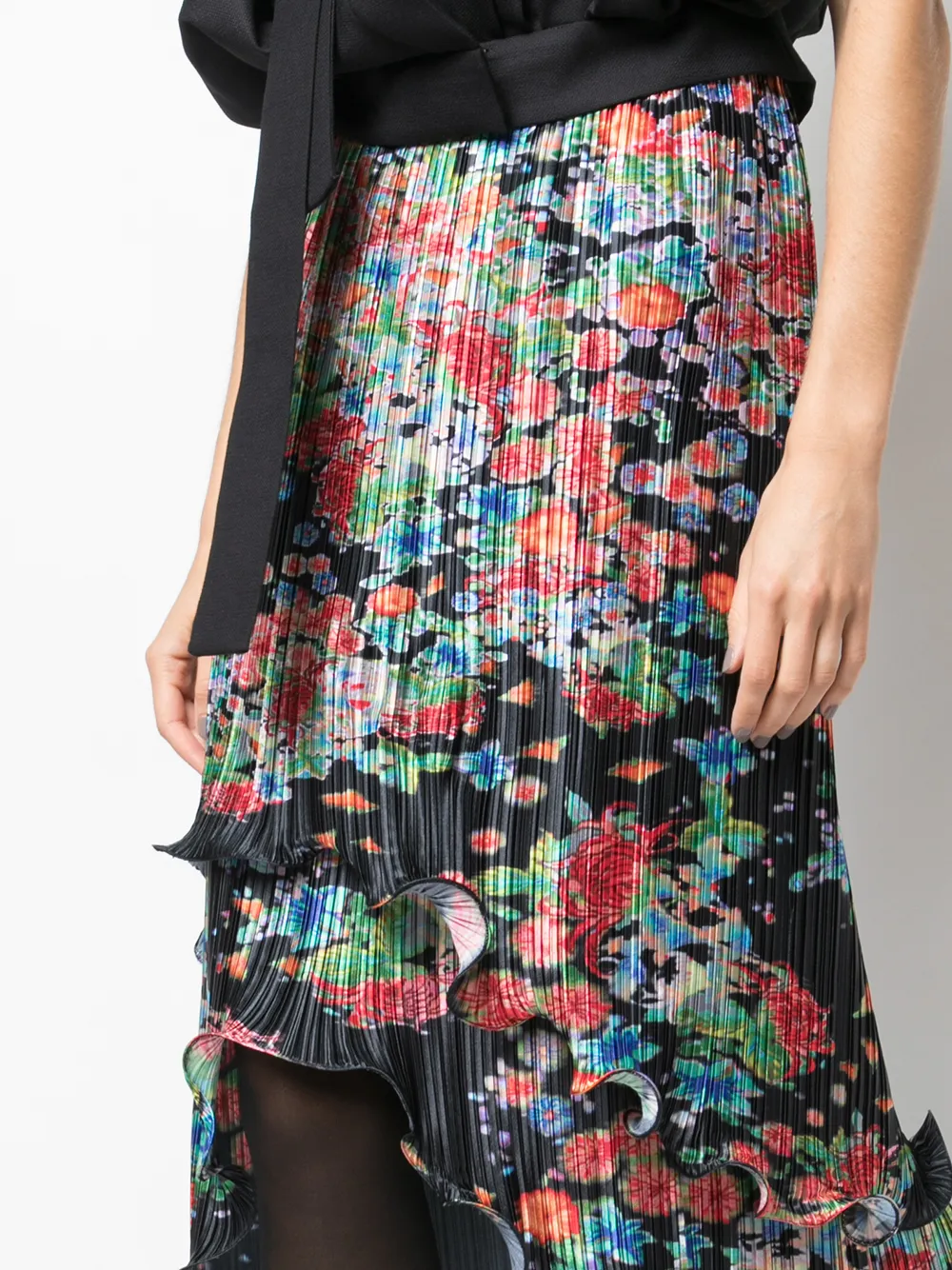 Givenchy Rok met bloemenprint Veelkleurig