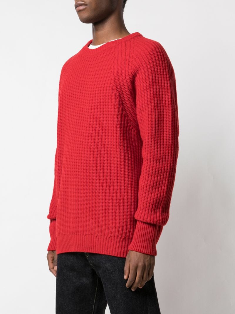 Barbour Ribbed Knit Jumper In Red | ModeSens
