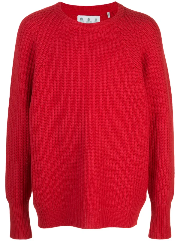 red barbour jumper