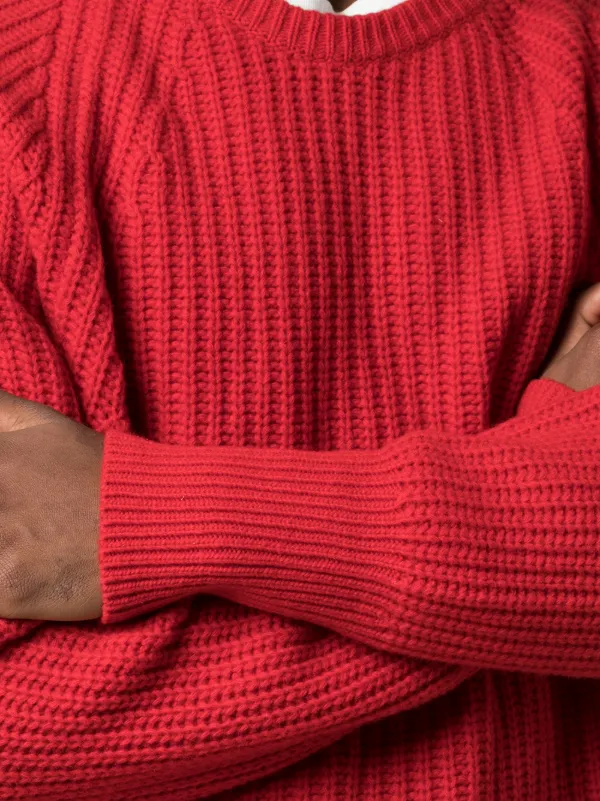 red barbour jumper