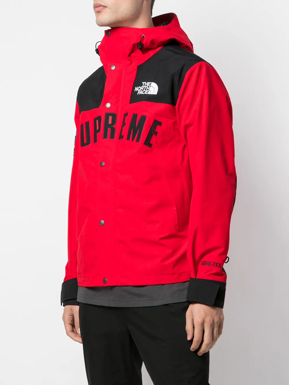 シルバー/レッド supreme the north face arc logo mountain - 通販