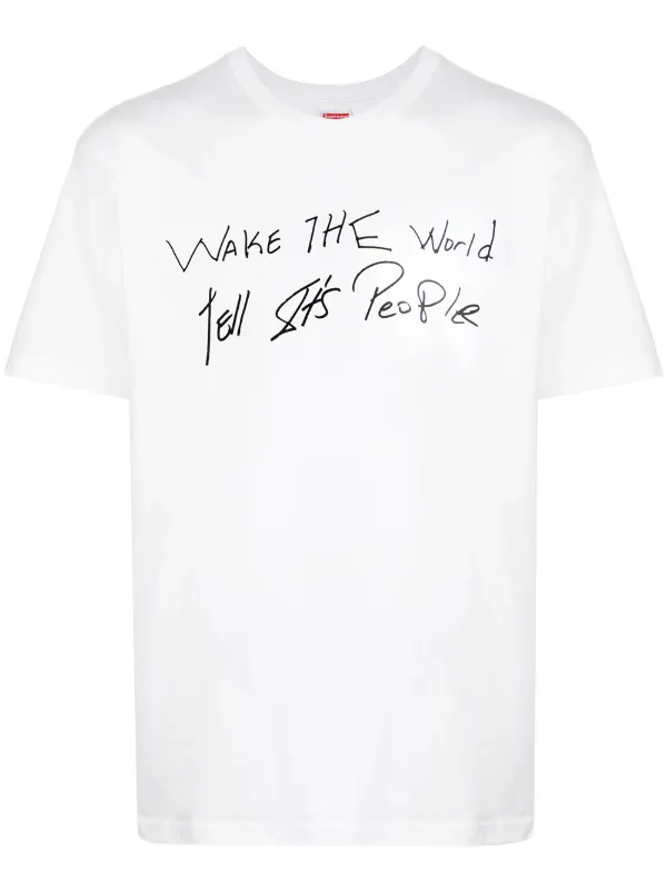 supreme buju banton wake the world tee