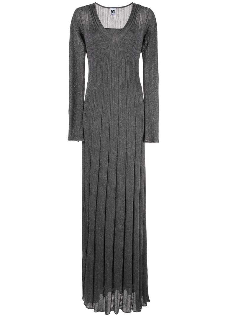 M MISSONI METALLIZED MAXI DRESS